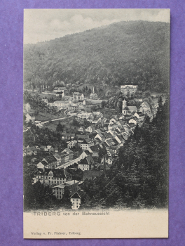 Ansichtskarte AK Triberg 1900-1910 Bahnaussicht